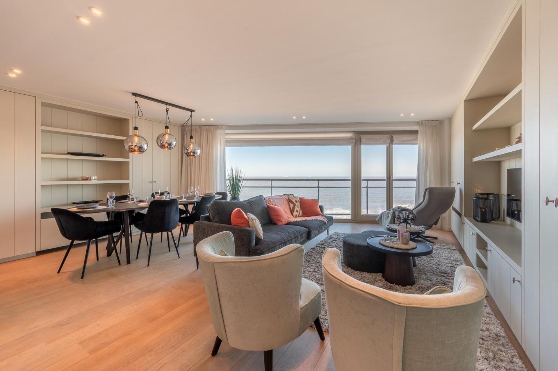 7E Verdiep Appartement Op De Zeedijk In Knokke Voor Max 6 Personen Exteriér fotografie