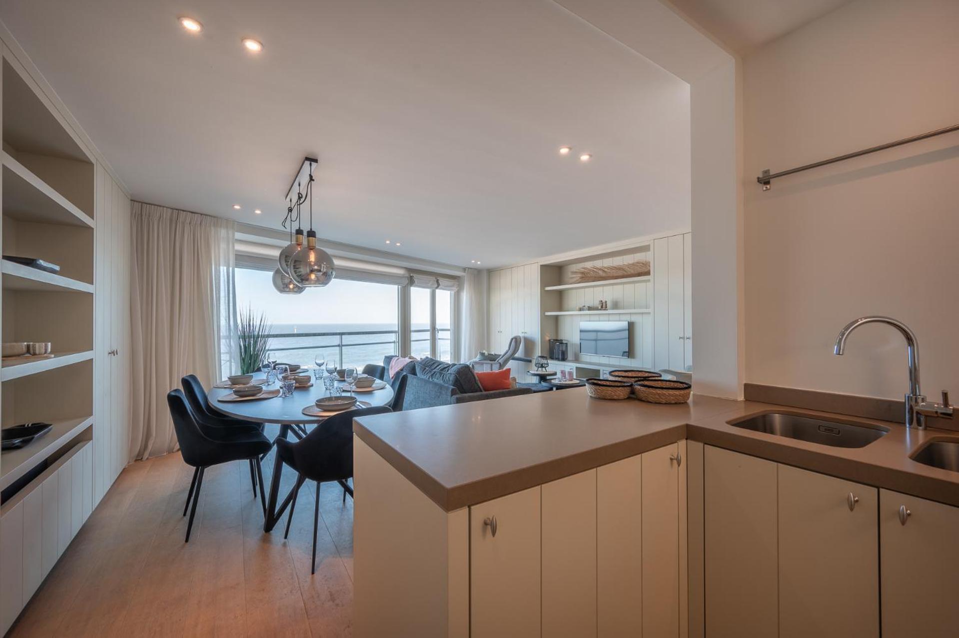 7E Verdiep Appartement Op De Zeedijk In Knokke Voor Max 6 Personen Exteriér fotografie