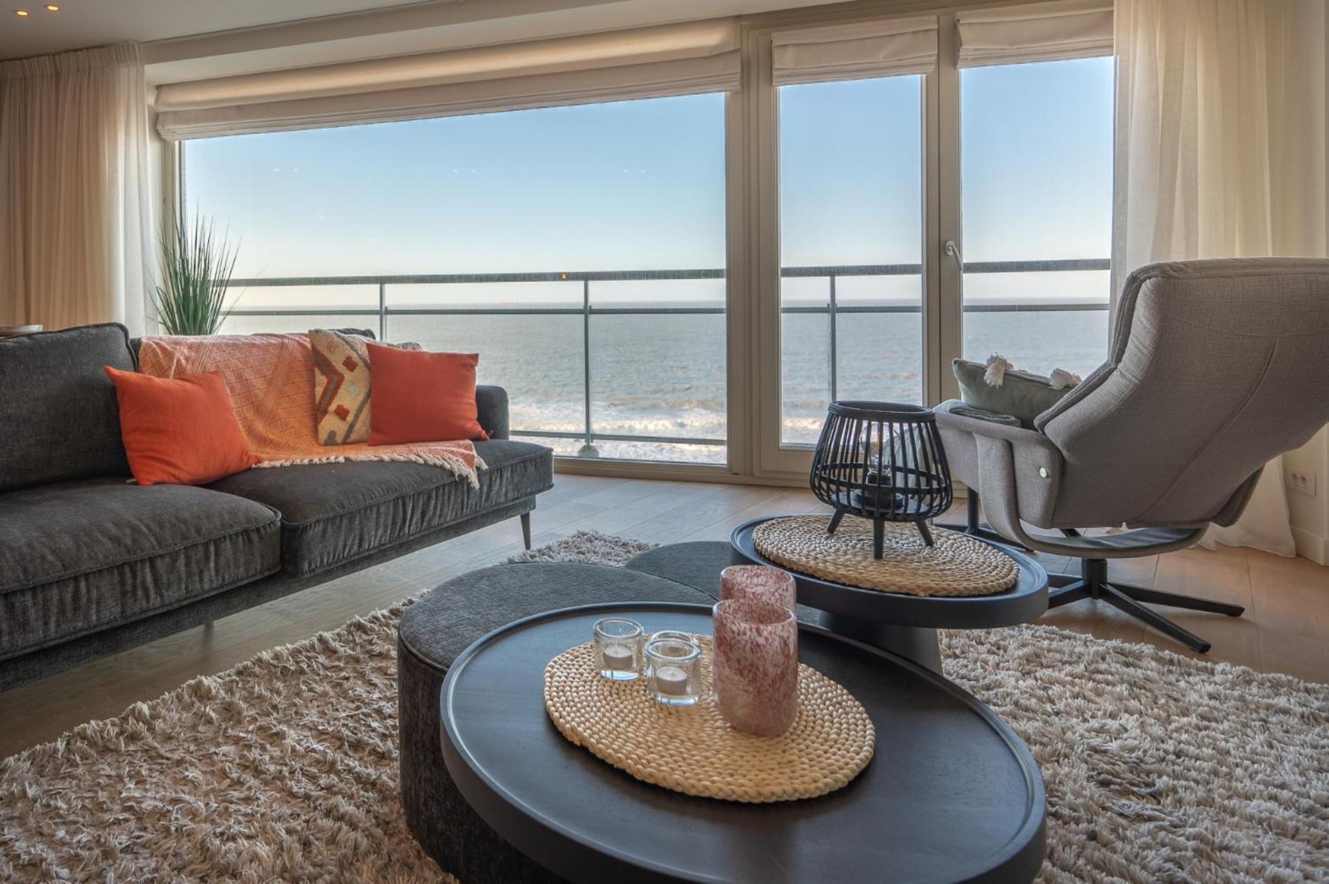 7E Verdiep Appartement Op De Zeedijk In Knokke Voor Max 6 Personen Exteriér fotografie